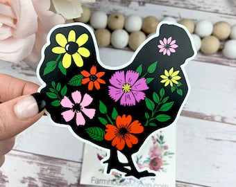 Flower Chick Sticker